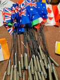 Bonnet Flag America 🇺🇸, Canada 🇨🇦, UK 🇬🇧 / Best Quality Flags (2 pis) (2 flags) फ्लैग बोनेट एंटीने अमेरिका 🇺🇸, कनाडा🇨🇦, यूके🇬🇧 / (कोई भी 2 पीस आयेगा)(2 फ्लैग आयेगा)